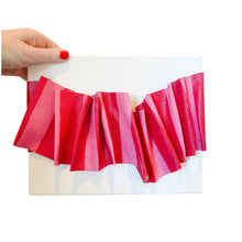 Load image into Gallery viewer, 8x10 white with pink stripes
