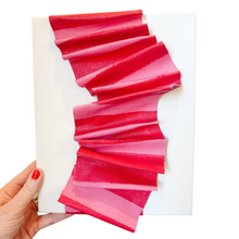 Load image into Gallery viewer, 8x10 white with pink stripes
