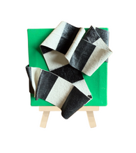 Load image into Gallery viewer, Green with black and white stripe 3
